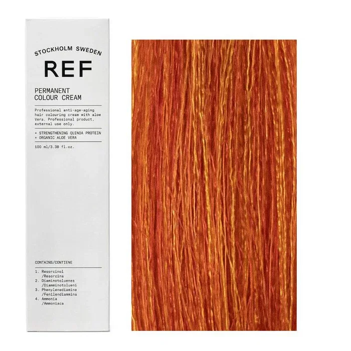 Ref Stockholm Tinte Permanente 8.44 Intense Copper Light Blonde 100 ml