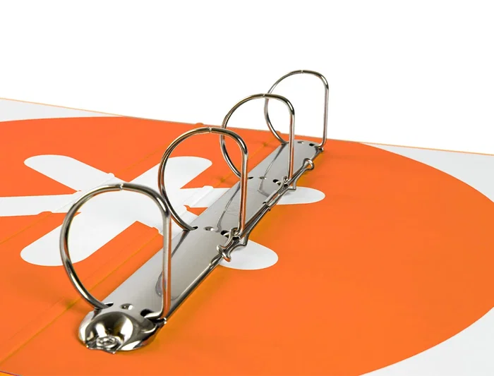 Antartik Carpeta 4 anillas 40 mm mixtas antartik a4 forrada color mostaza