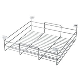 VIBO Dream Cesta Metal Gris 487 Ancho 410 x Alto 151 x Fondo 510 mm Acero