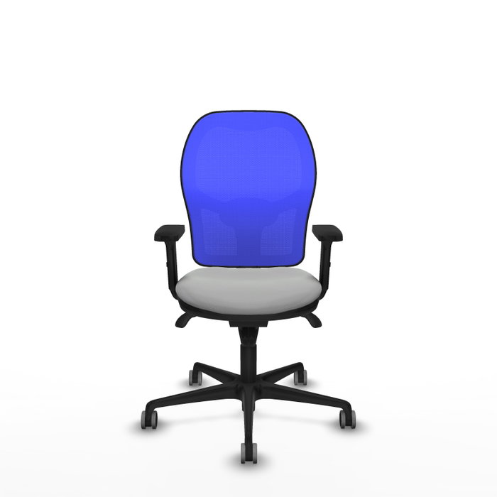 PIQUERAS Y CRESPO Silla de oficina Jorquera Sincro Gris claro/Azul