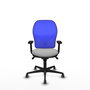 PIQUERAS Y CRESPO Silla de oficina Jorquera Sincro Gris claro/Azul