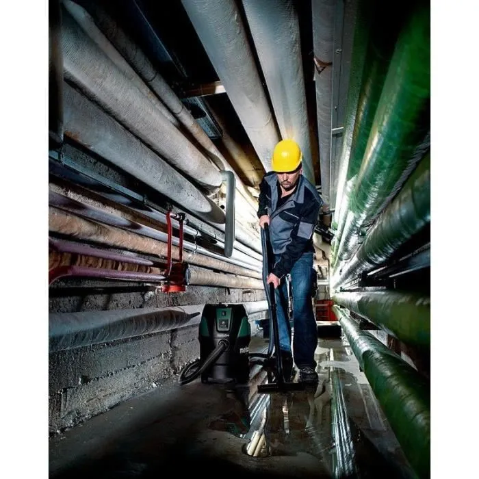 Metabo ASA 25 L PC Aspirador Multiuso con Accesorios Incluidos (Ø 32 mm / 3,5 m, Filtro de Poliéster, Bolsa PE, etc.)