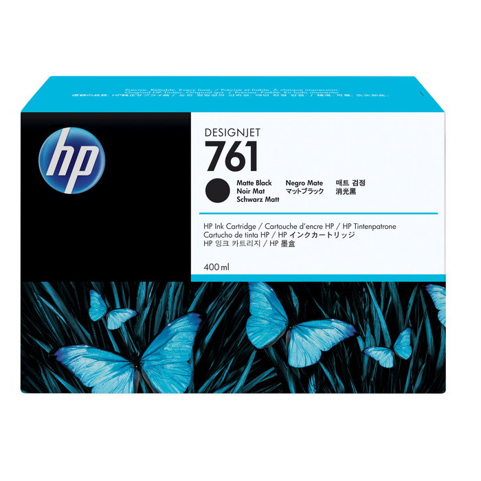 HP 761 Cartucho de tinta Negro mate 400 ml (CM991A) HP 761 Cartucho de tinta Negro mate 400 ml (CM991A)