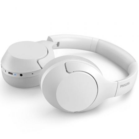 Philips TAH8506WT/00 Auriculares Inalámbricos Diadema Blanco con Cancelación de Ruido y 60h de Batería
