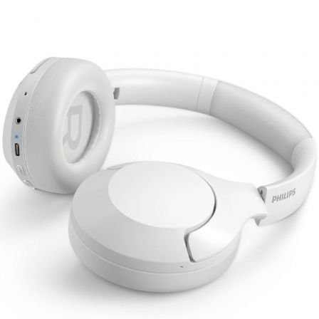 Philips TAH8506WT/00 Auriculares Inalámbricos Diadema Blanco con Cancelación de Ruido y 60h de Batería