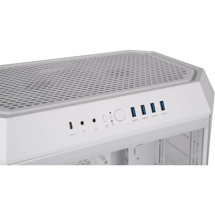 Thermaltake AAANX05336 The Tower 600 Snow Caja de Ordenador ATX Semitorre Blanca con 2 Ventiladores 140mm Incluidos (sin Fuente de Alimentación)