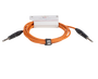 Cable Ek Audio para Guitarra Jack Recto-Recto 3M Naranja