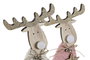 DKD Home Decor Decoración de Madera LED 14x5x33 cm Surtido