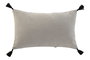DKD Home Decor Cojín Urban Beige y Negro 30 x 50 cm (2 Unidades)