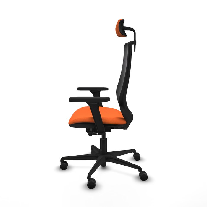 PIQUERAS Y CRESPO Silla de oficina Mardos Naranja y Negro PIQUERAS Y CRESPO Silla de oficina Mardos Naranja y Negro