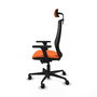PIQUERAS Y CRESPO Silla de oficina Mardos Naranja y Negro