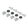 DeLOCK Regleta de Disyuntores con Tapa y Carril DIN, 19 Pulgadas, 3U, Metal Gris