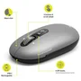 Port Designs Ratón Inalámbrico 910009 PURE Bluetooth Recargable - Gris