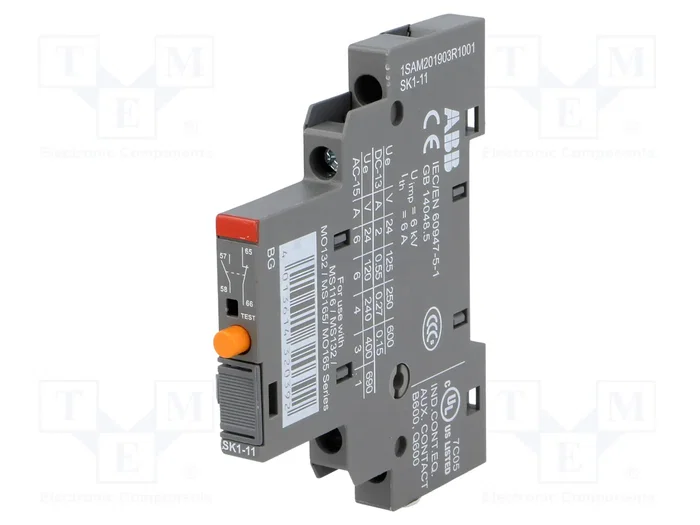 ABB Contactos de señalización NO + NC lateral ABB Contactos de señalización NO + NC lateral