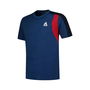 Camiseta de Manga Corta Infantil Le coq sportif Ess N°1 Enfant Negro Azul marino