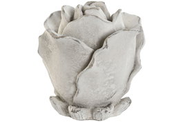 DKD Home Decor Decoración de Cemento Rosa Gris 18x18x20 cm