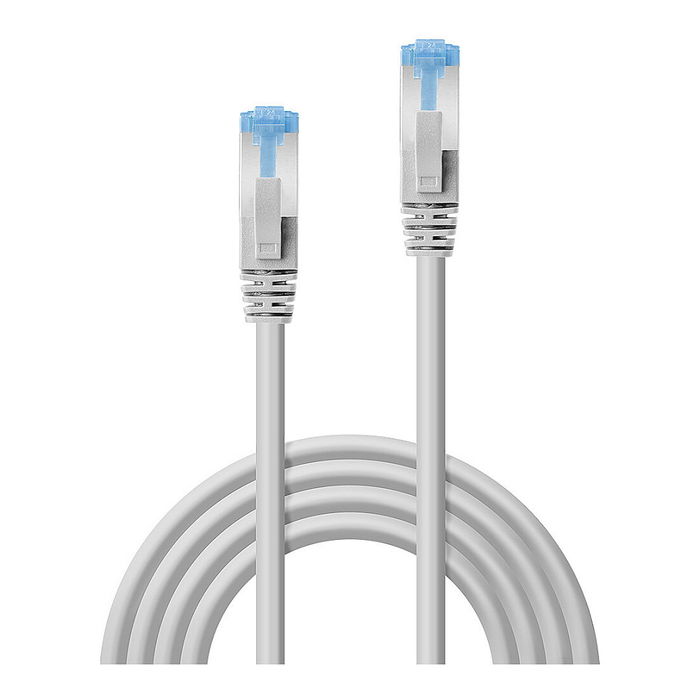 LINDY Cable de Red Patch Cat6A S/FTP 2m Gris LSZH PIMF 47134, RJ-45 Macho a Macho, 10/100/1000Base-T, 500 MHz, 1000 Mbit/s, Cobre
