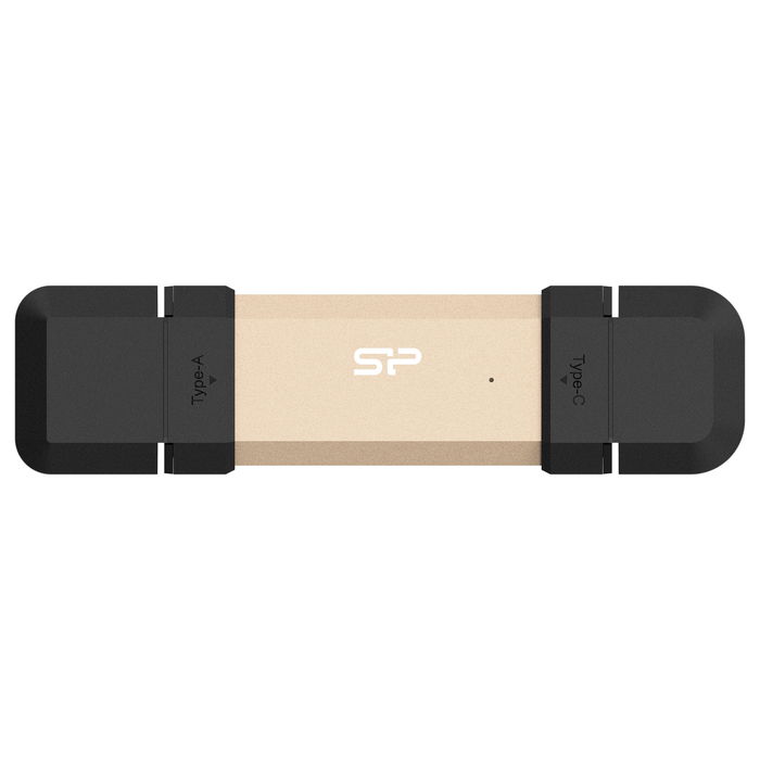 Silicon Power DS72 500GB USB Stick USB Type-A/Type-C 3.2 Gen 2 1050/850MB/s Gold Silicon Power DS72 500GB USB Stick USB Type-A/Type-C 3.2 Gen 2 1050/850MB/s Gold