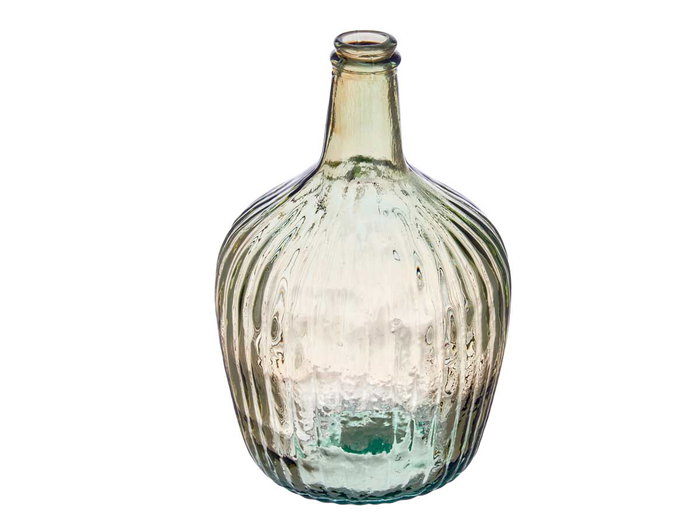 Giftdecor Botella Decorativa Vidrio Rayada Transparente Champagne 4L 17x29x17cm (Set de 4) Giftdecor Botella Decorativa Vidrio Rayada Transparente Champagne 4L 17x29x17cm (Set de 4)