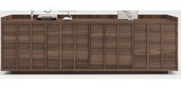 DKD Home Decor Mueble TV Kith Moderno 40 x 55 x 200 cm MDF