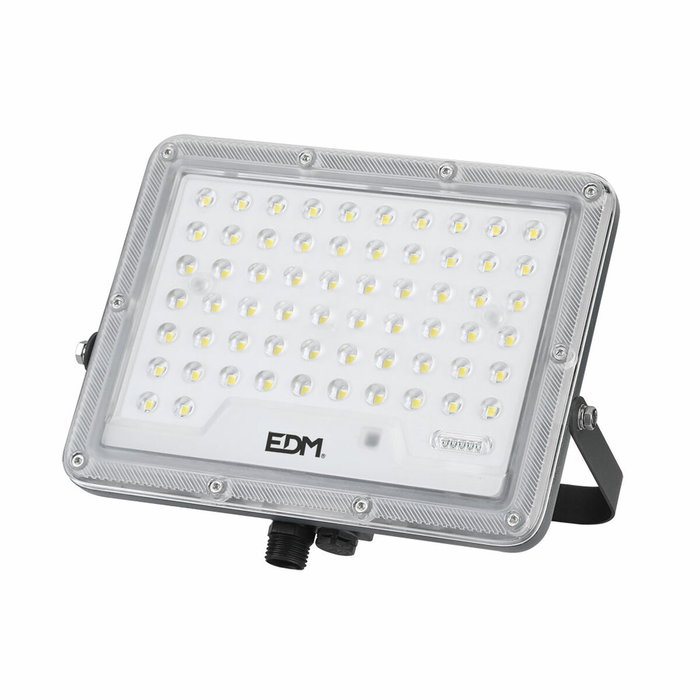 Edm Foco proyector solar slim 300 W 2500 lm 6500 K luz fría Edm Foco proyector solar slim 300 W 2500 lm 6500 K luz fría