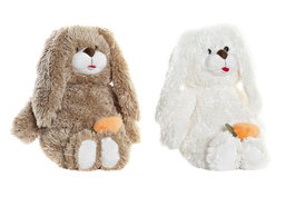 DKD Home Decor Set de Peluches de Conejo Surtido de Colores