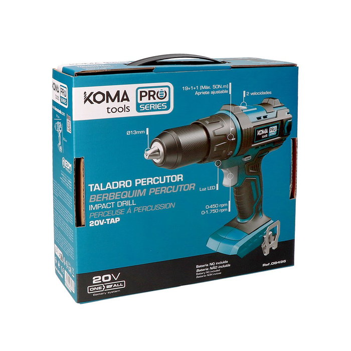 Koma Tools Taladro percutor 20 V 20v-tap