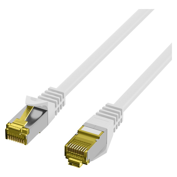 EFB Elektronik MK7001.0 Cable de parcheo RJ45 Cat.6a S/FTP Blanco 0,15 m