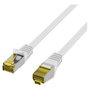 EFB Elektronik MK7001.0 Cable de parcheo RJ45 Cat.6a S/FTP Blanco 0,15 m