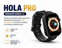 Cefa Holawatch Pro Negro con Correa Extra y Pantalla de 2,02 pulgadas