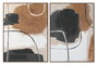 DKD Home Decor Cuadro Lienzo PS 90x4x120 Abstracto 3D Surtido de 2 unidades