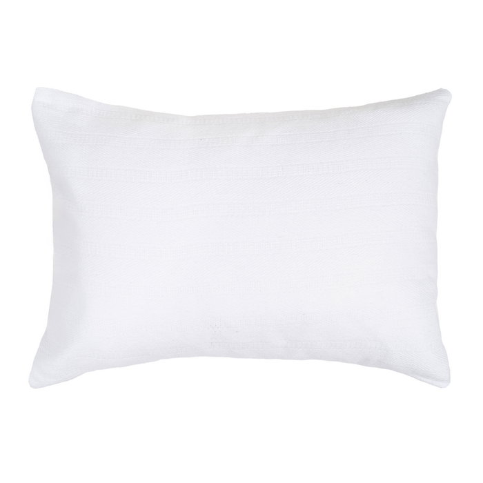 Ixia Cojín Blanco Algodón-Poliéster 70 x 50 cm Ixia Cojín Blanco Algodón-Poliéster 70 x 50 cm