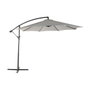 DKD Home Decor Parasol de Acero Gris 300x350x250 cm con Protección UV 50+