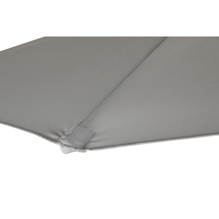 DKD Home Decor Parasol de Acero Gris 300x350x250 cm con Protección UV 50+