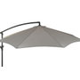 DKD Home Decor Parasol de Acero Gris 300x350x250 cm con Protección UV 50+