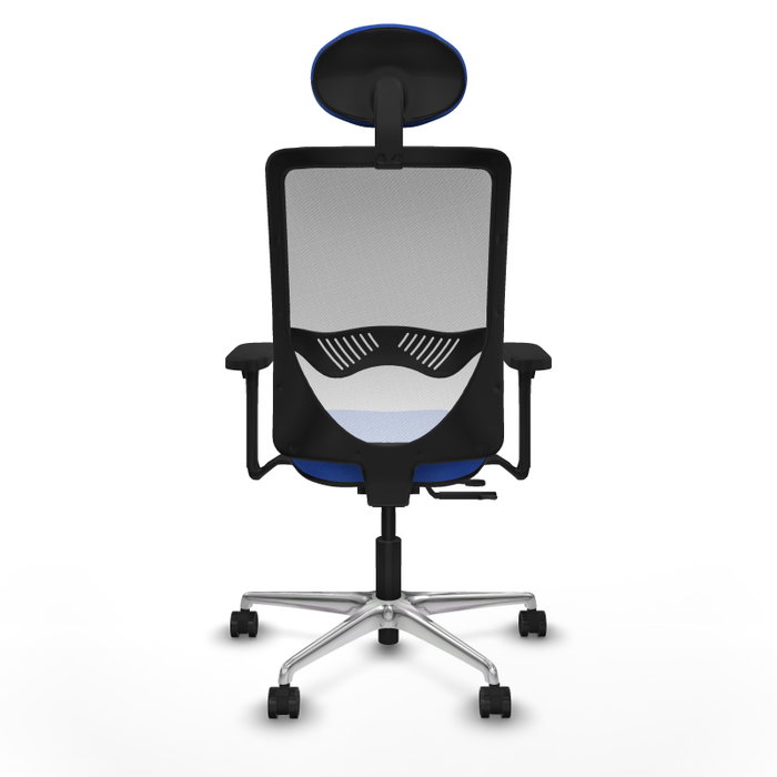 PIQUERAS Y CRESPO Silla de oficina Zulema con Mecanismo Sincro/Traslack, Azul y Blanco PIQUERAS Y CRESPO Silla de oficina Zulema con Mecanismo Sincro/Traslack, Azul y Blanco