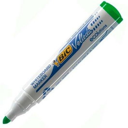 Velleda Marcador Pizarra Blanca Ecolutions 1701 Verde, Pack de 12 unidades