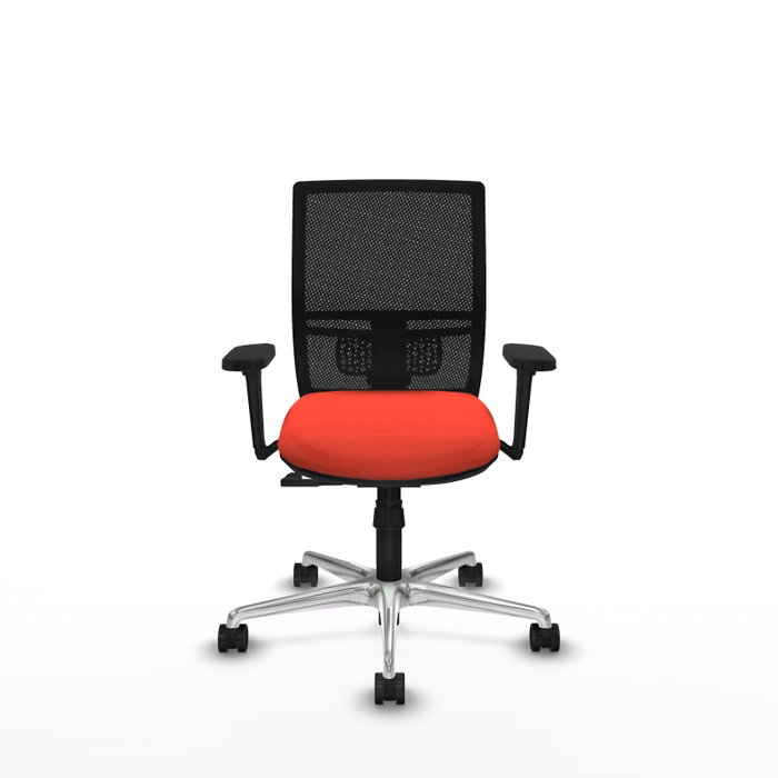 PIQUERAS Y CRESPO Silla de oficina Yunquera Naranja oscuro y Negro