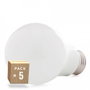 Pack 5 Bombillas LED E27 9W Blanco Frío 6000K 1000Lm