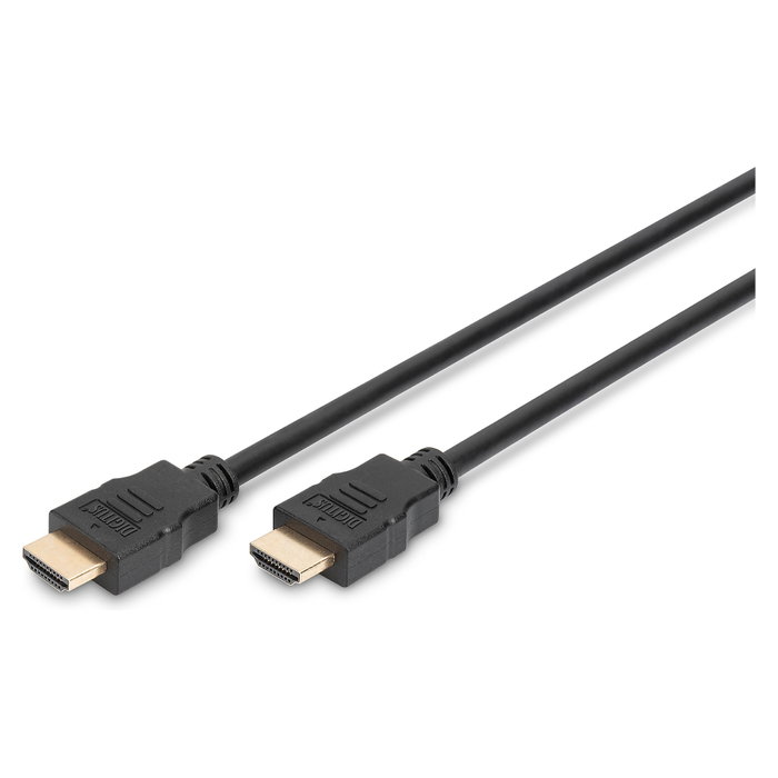 Digitus Cable HDMI de alta velocidad 2.0m, 4K Ultra HD, 3D, Negro