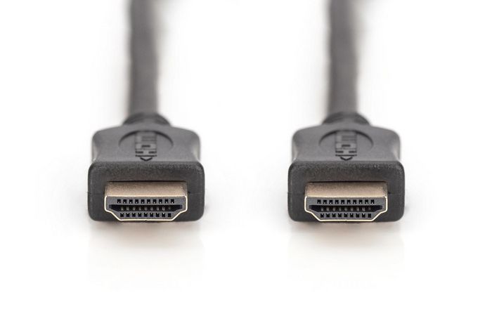 Digitus Cable de Conexión HDMI High Speed Tipo A M/M 2.0m Ultra HD 60p Ethernet ARC 3D 4K Dorado Triple Blindaje