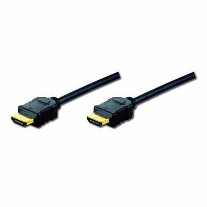 Digitus Cable HDMI de alta velocidad 2.0m, 4K Ultra HD, 3D, Negro