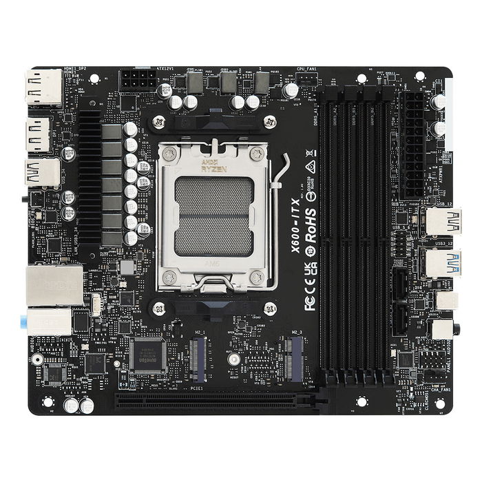 ASRock DeskMeet X600/B/BB/BOX PC Barebone, AMD AM5, Fuente 500W, USB 3.1, Retail ASRock DeskMeet X600/B/BB/BOX PC Barebone, AMD AM5, Fuente 500W, USB 3.1, Retail