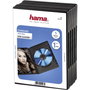 Hama Pack de 5 cajas para DVD negro