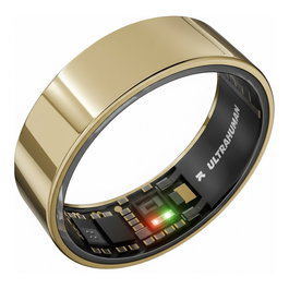 Ultrahuman Ring AIR Smart Ring Bionic Gold Tamaño 11, Rastreador de Actividad, 24 mAh