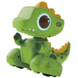 Tachan Robot Dinosaurio 2.4G RC con Grabación de Voz y Luces, Música, Sonidos Divertidos para Niños +3 Años