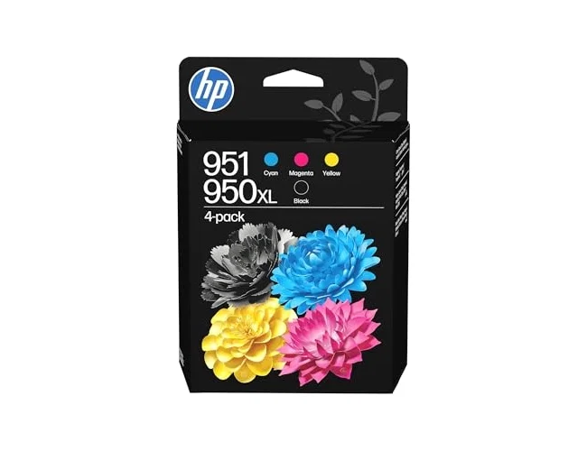 HP Multipack de cartuchos de tinta 950XL/951 (Negro, Cian, Magenta, Amarillo) inevitablemente original HP Multipack de cartuchos de tinta 950XL/951 (Negro, Cian, Magenta, Amarillo) inevitablemente original