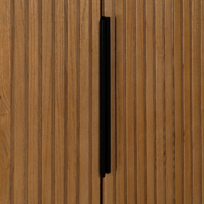 Armario Negro-Natural Dm-Madera 104 X 53 X 203 cm