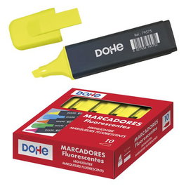 Marcador Fluor Dohe Amarillo (Set de 10)