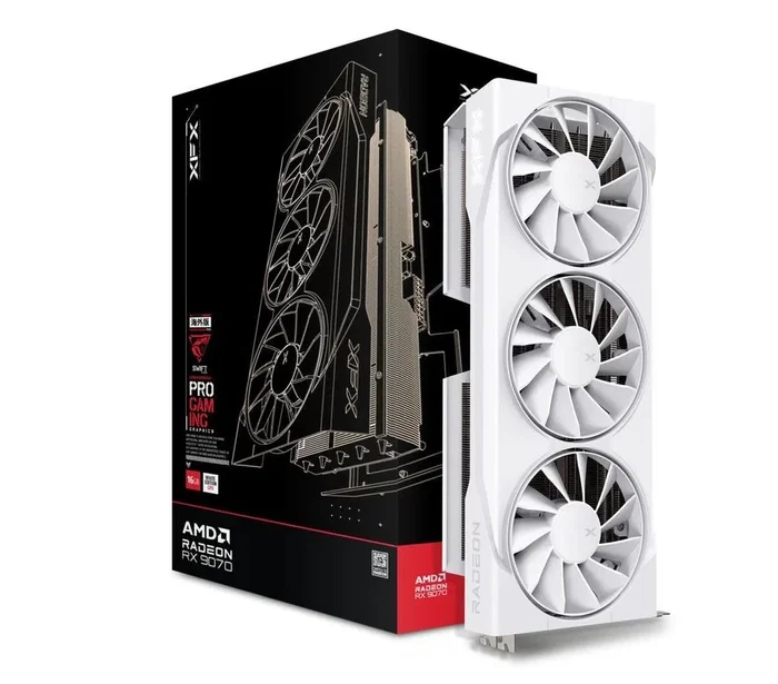XFX Swift Radeon RX 9070 OC Gaming Edition 16GB GDDR6 Blanco XFX Swift Radeon RX 9070 OC Gaming Edition 16GB GDDR6 Blanco
